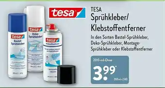 Aldi Nord Tesa Sprühkleber Oder Klebstoffentferner Angebot