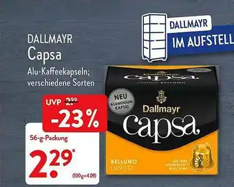 Aldi Nord Dallmayr Capsa Angebot