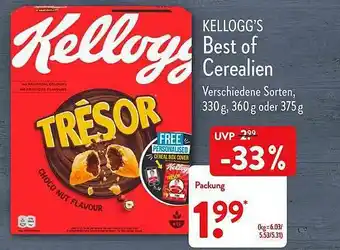 Aldi Nord Kellogg's Best Of Cerealien Angebot