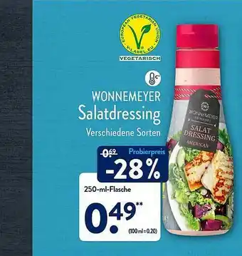 Aldi Nord Wonnemeyer Salatdressing Angebot