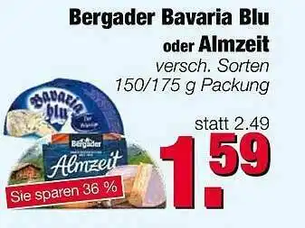 Edeka Scherer Bergader Bavaria Blu Oder Almzeit Angebot