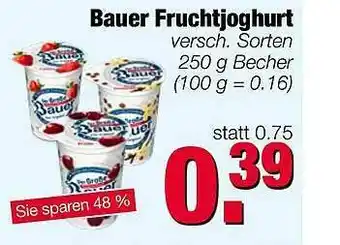 Edeka Scherer Bauer Fruchtjoghurt Angebot