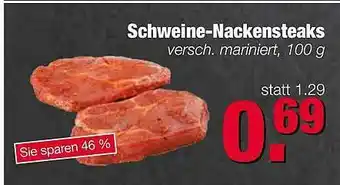 Edeka Scherer Schweine-nackensteaks Angebot