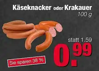 Edeka Scherer Käseknacker Oder Krakauer Angebot