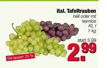 Edeka Scherer Tafeltrauben Angebot