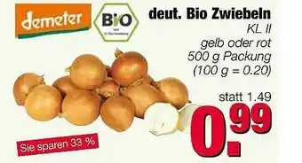 Edeka Scherer Demeter Bio Zwiebeln Angebot