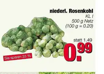 Edeka Scherer Rosenkohl Angebot