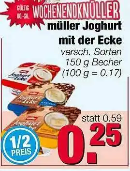 Edeka Scherer Müller Joghurt Mit Der Ecke Angebot