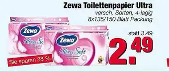 Edeka Scherer Zewa Toilettenpapier Ultra Angebot