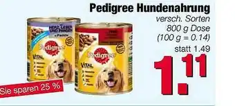 Edeka Scherer Pedigree Hundenahrung Angebot