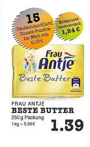 Edeka Zurheide Frau Antje Beste Butter Angebot