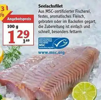 Globus Seelachsfilet Angebot