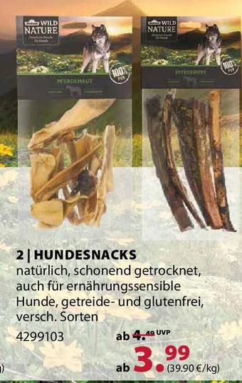 Dehner Dehner WILD NATURE HUNDESNACKS Angebot