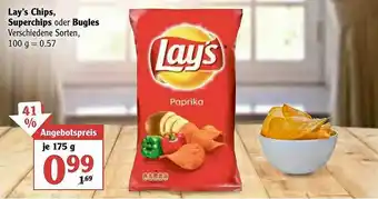 Globus Lay's Chips Superchips Oder Bugles Angebot