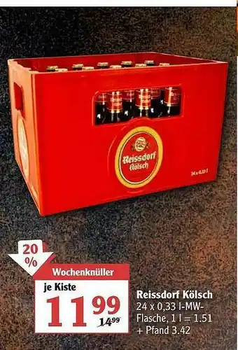 Globus Reissdorf Kölsch Angebot