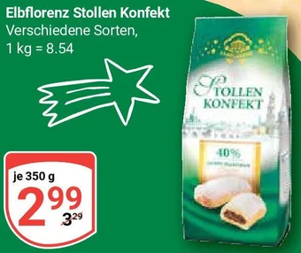 Globus Elbflorenz Stollen Konfekt 350 g Angebot