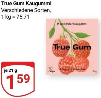 Globus True Gum Kaugummi 21 g Angebot