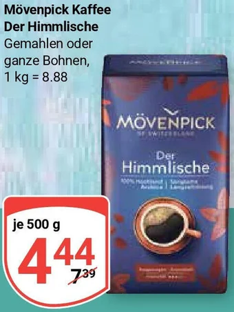 Globus Mövenpick Kaffee Der Himmlische 500 g Angebot