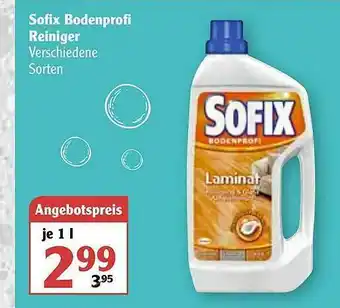 Globus Sofix Bodenprofi Reiniger Angebot