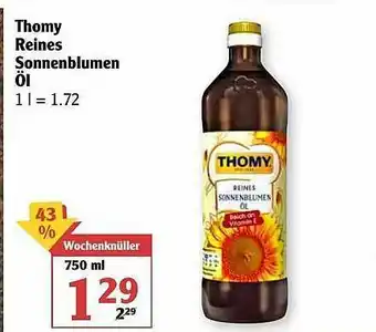 Globus Thomy Reines Sonnenblumen öl Angebot