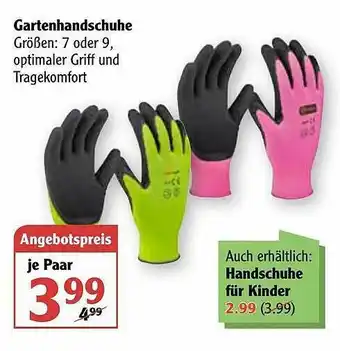 Globus Gartenhandschuhe Oder Handschuhe Für Kinder Angebot