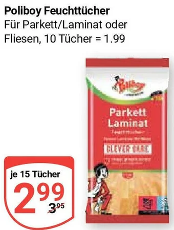 Globus Poliboy Feuchttücher Angebot