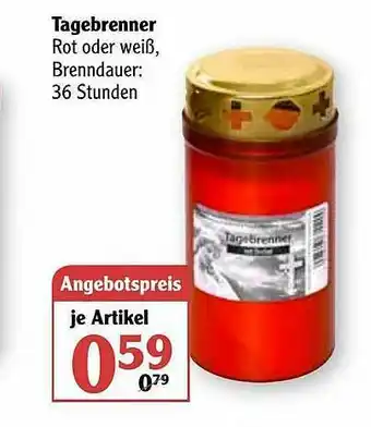 Globus Tagebrenner Angebot