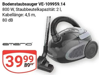 Globus Emerio Bodenstaubsauger VE-109959.14 Angebot