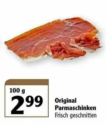 Globus Original Parmaschinken Angebot