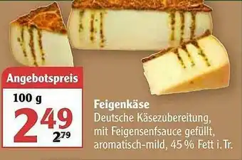 Globus Feigenkäse Angebot