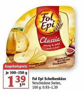 Globus Fol Epi Scheibenkäse Angebot