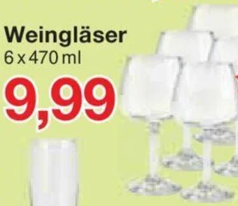 Jawoll Weingläser 6x470 ml 6er Pack Angebot