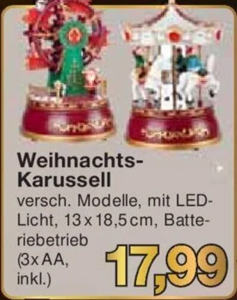 Jawoll Weihnachts-Karussell Angebot