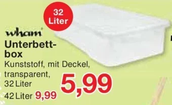 Jawoll wham Unterbett- box 32 Liter Angebot