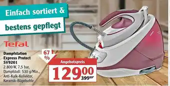 Globus Tefal Dampfstation Express Protect Sv9201 Angebot