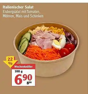 Globus Italienischer Salat Angebot