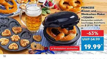 Kaufland Princess Brezel- Und Minikuchen-maker 132604 Angebot