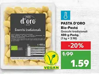 Kaufland Pasta D'oro Bio-pasta Angebot