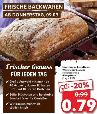 Kaufland Rustikales Landbrot Angebot