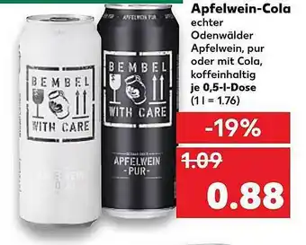 Kaufland Apfelwein-cola Angebot