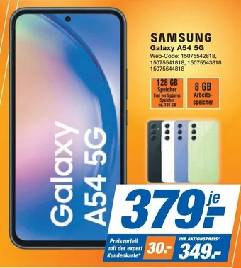 Expert Samsung Galaxy A54 5G Angebot