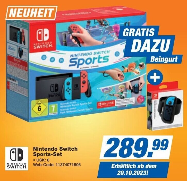 Nintendo Switch SportsSet Angebot bei Expert