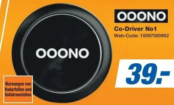 Expert OOONO Co-Driver No1 Angebot
