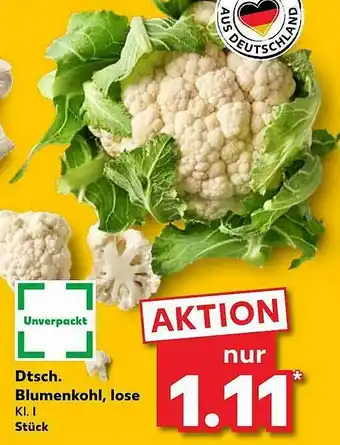 Kaufland Blumenkohl, Lose Angebot