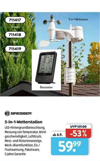 Aldi Süd Bresser 5in1-wetterstation Angebot