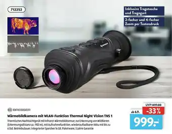 Aldi Süd Bresser Wärmebildkamera Mit Wlan-funktion Thermal Night Vision Tns 1 Angebot