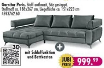 Möbel Boss Garnitur Paris Angebot