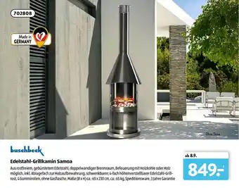 Aldi Süd Buschbeck Edelstahl-grillkamin Samoa Angebot