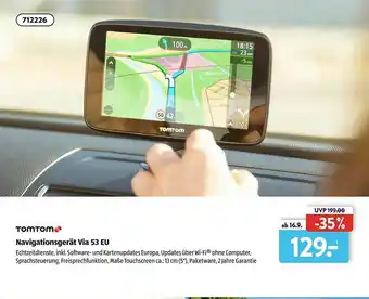 Aldi Süd Tomtom Navigationsgerät Via 53 Eu Angebot