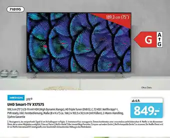 Aldi Süd Medion Life Uhd Smart-rv X17575 Angebot